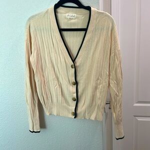 Marled cardigan
